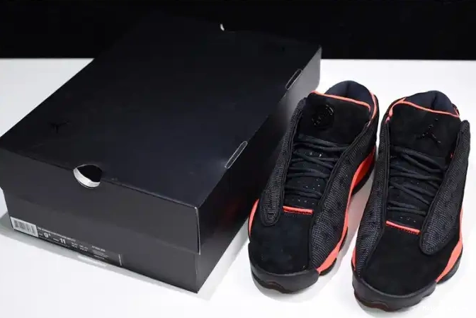 MaikeSneakers 13 Infrared Low Air AT3102-006 x Black Jordan Clot 0512
